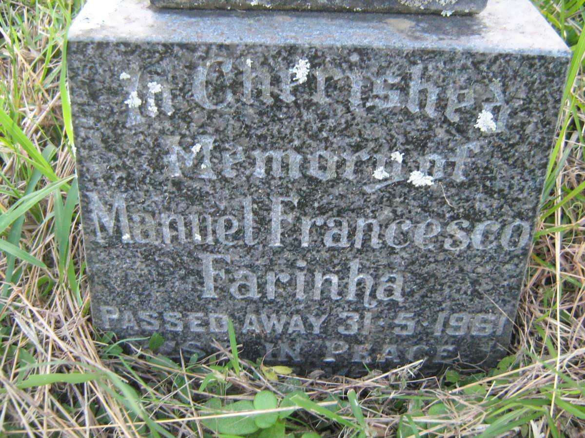 FARINHA Manuel Francesco -1961
