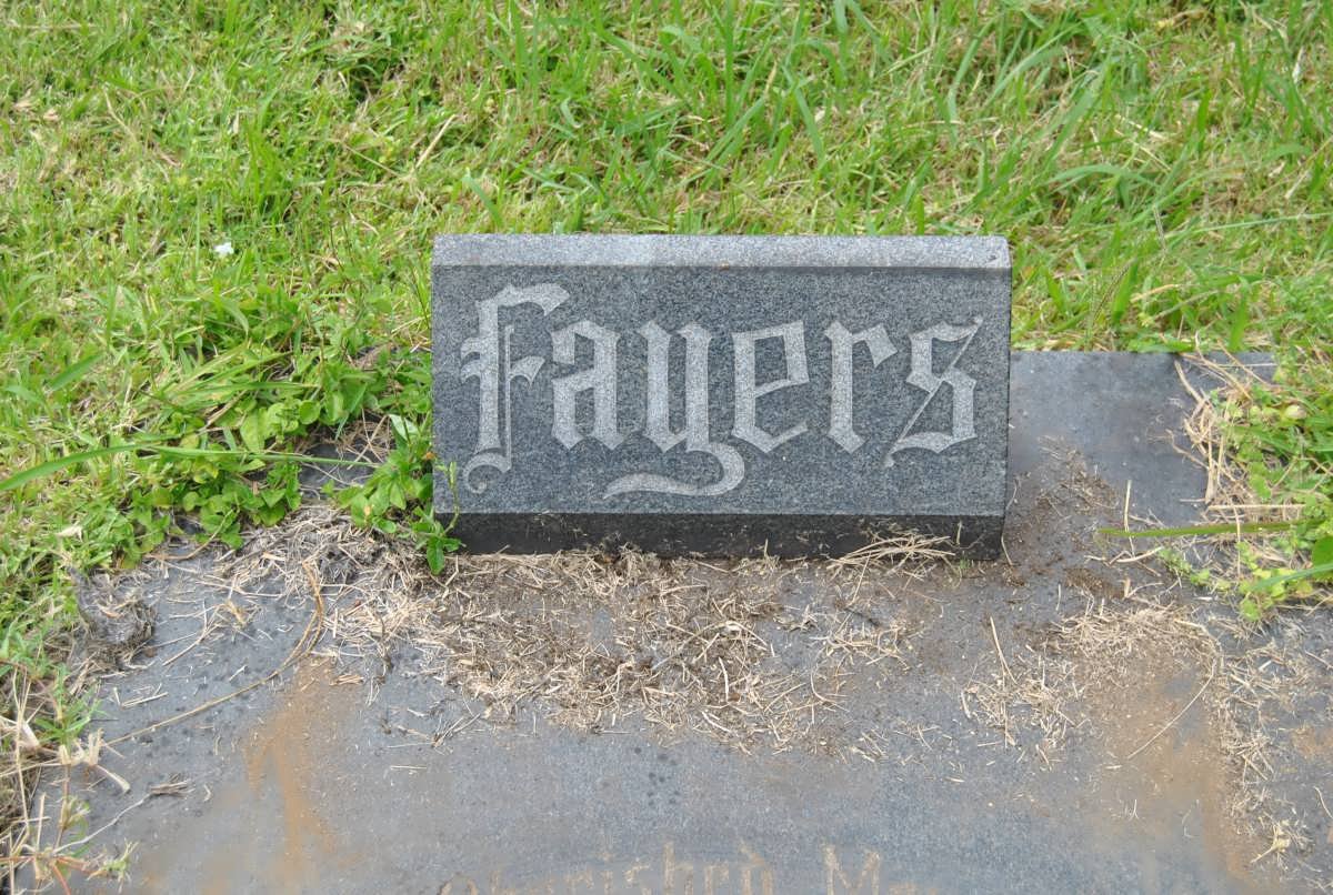 FAYERS Percival William -1968 