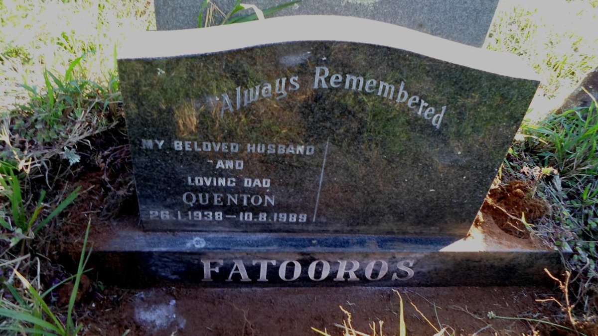 FATOOROS Quenton 1938-1989