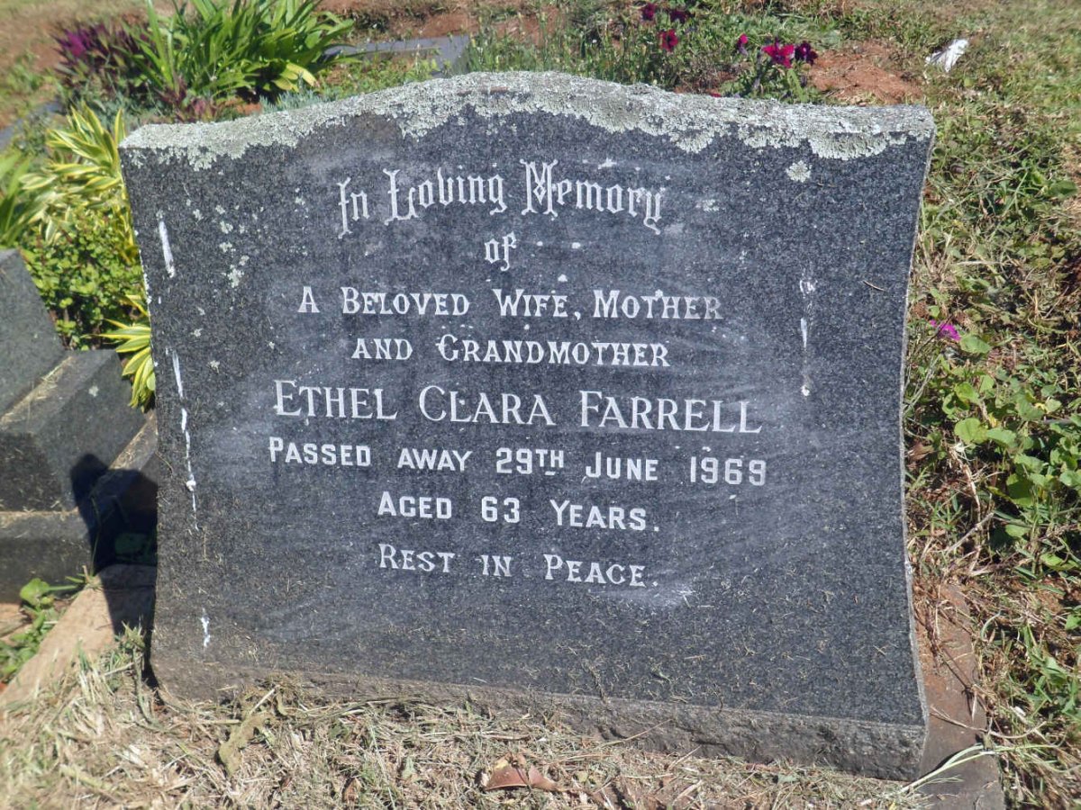 FARRELL Ethel Clara -1969