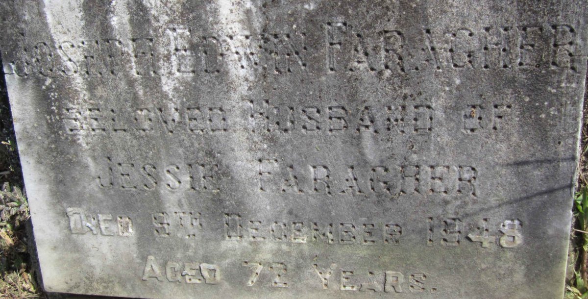 FARAGHER Joseph Edwin -1948