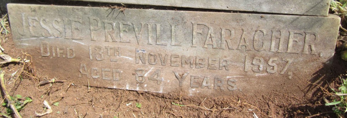 FARAGHER Jessie Previll -1957