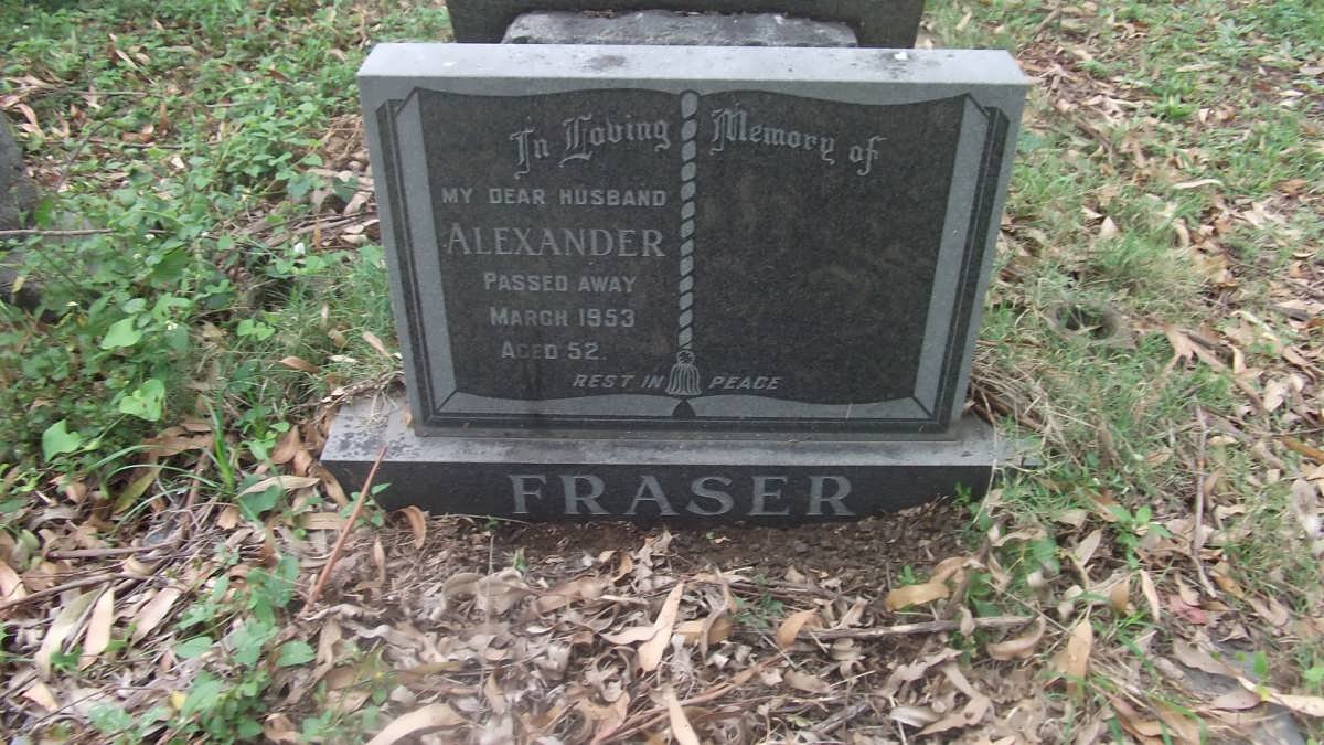 FRASER Alexander -1953