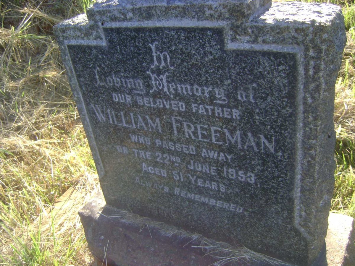 FREEMAN William -1953