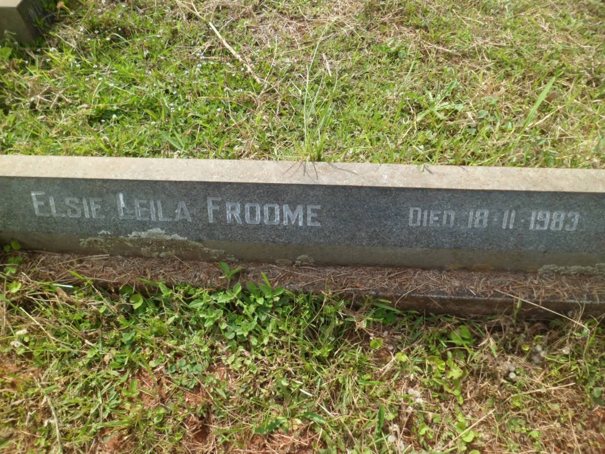 FROOME Elsie Leila -1983