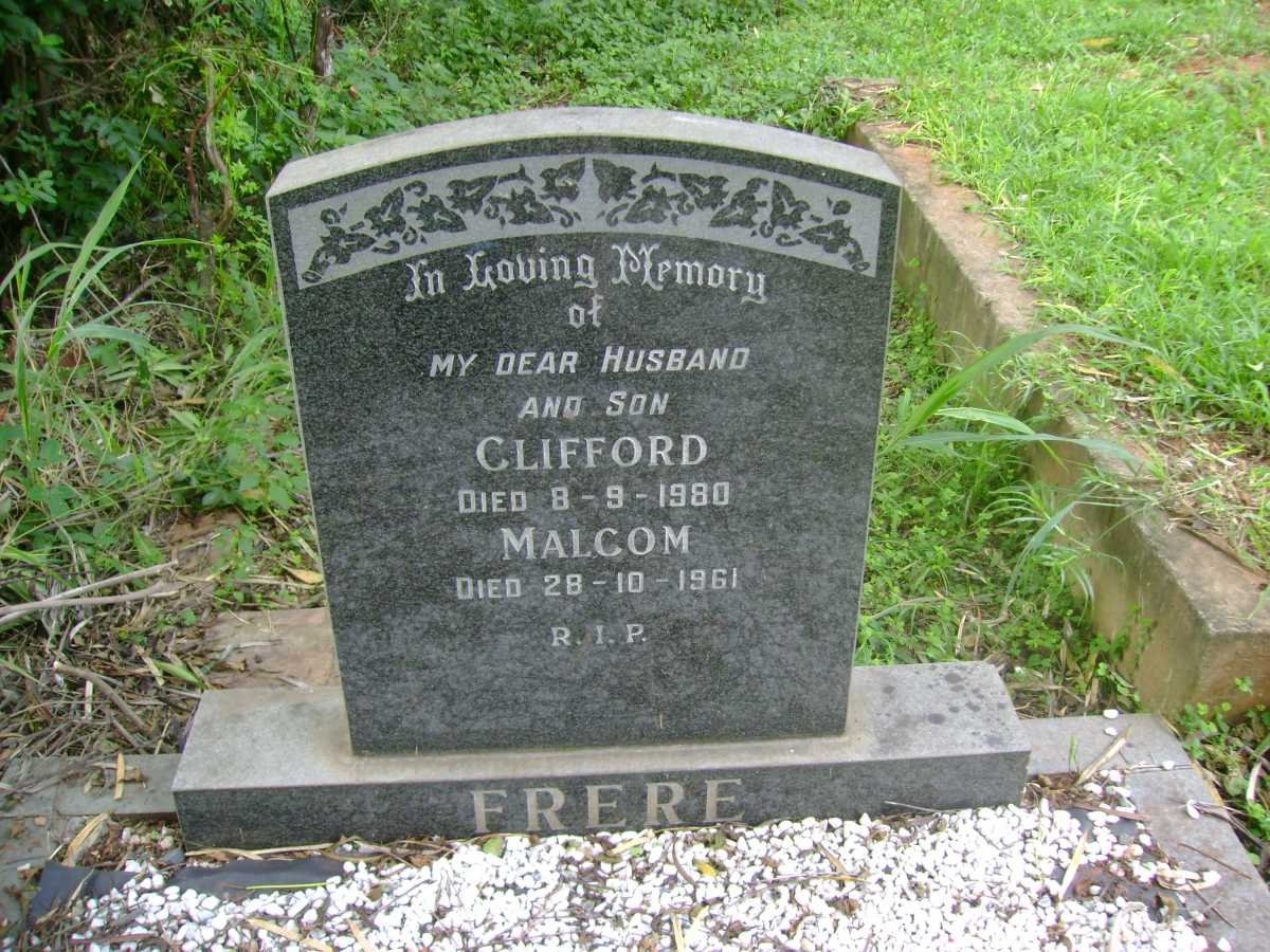 FRERE Clifford -1980 :: FRERE Malcolm -1961
