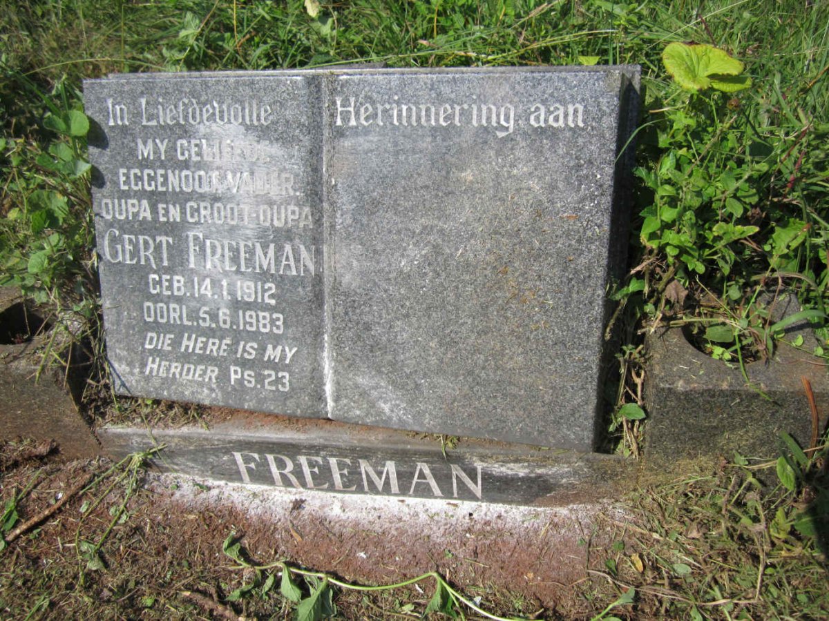FREEMAN Gert 1912-1983