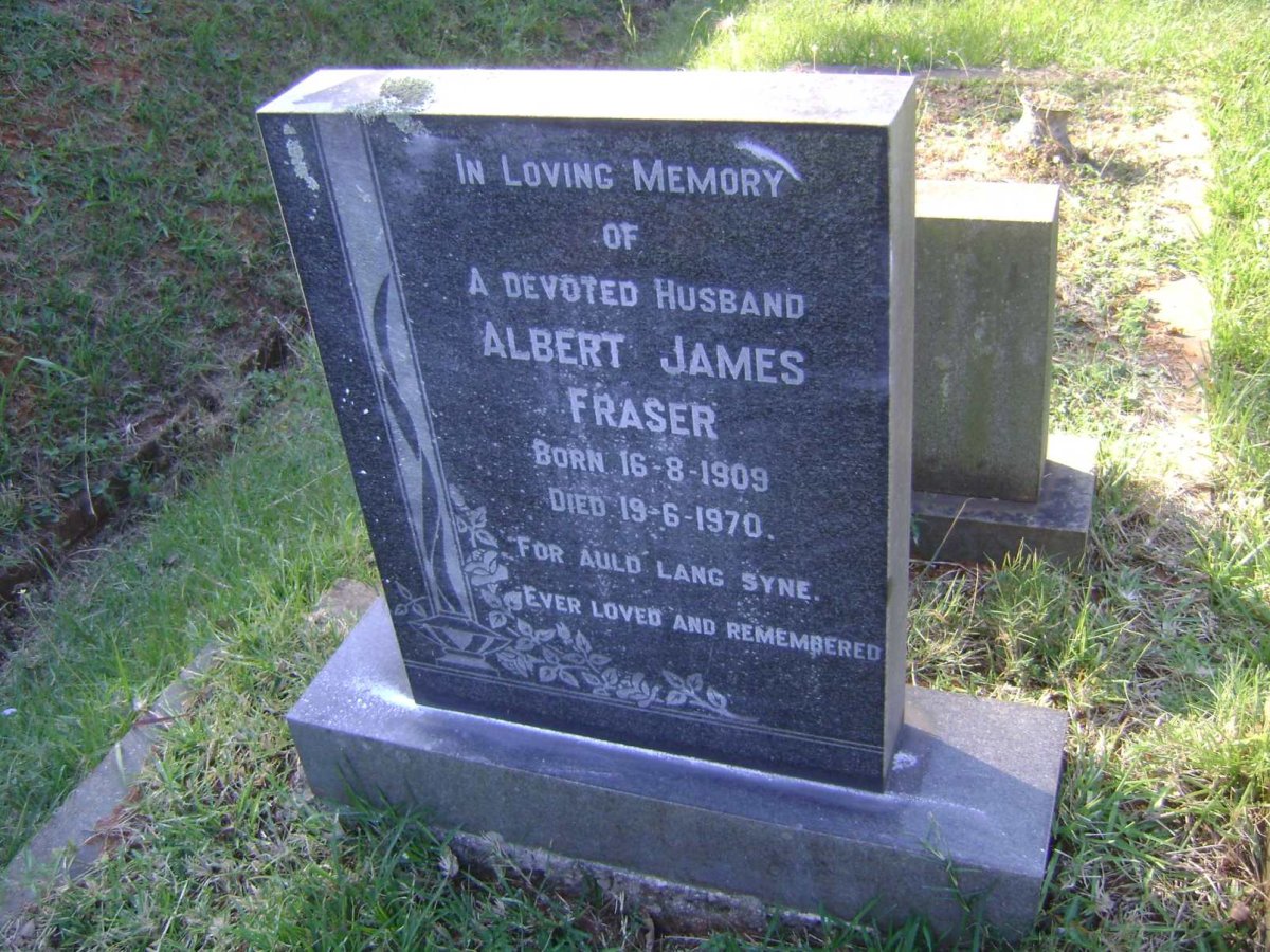 FRASER Albert James 1909-1970
