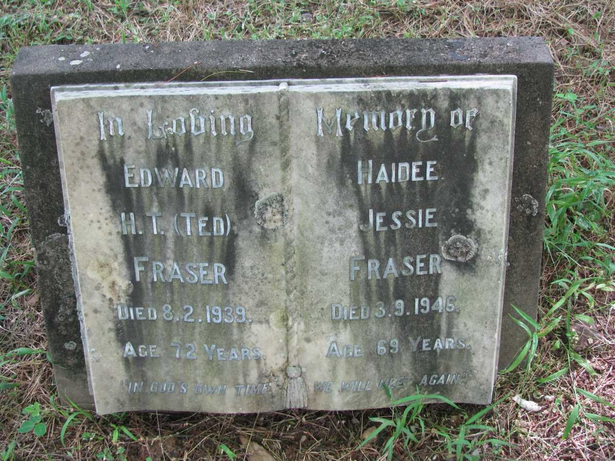 FRASER Edward H.T. -1939 &amp; Haidee Jessie -1946