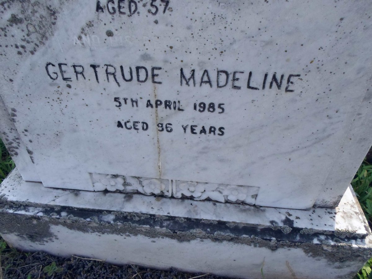 FRANKLIN Gertrude Madeline -1985