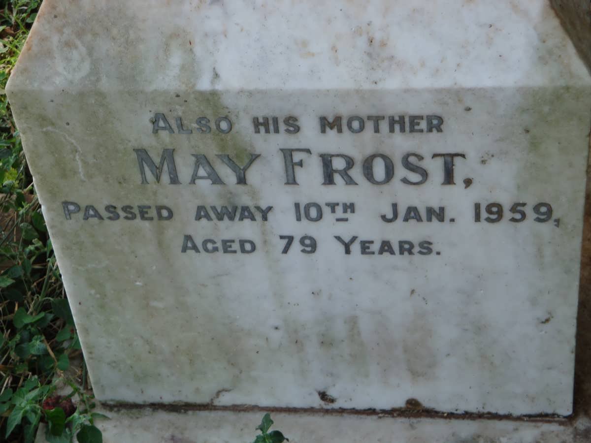 FROST Richard -1949 &amp; May -1959 :: FROST Brian -1932