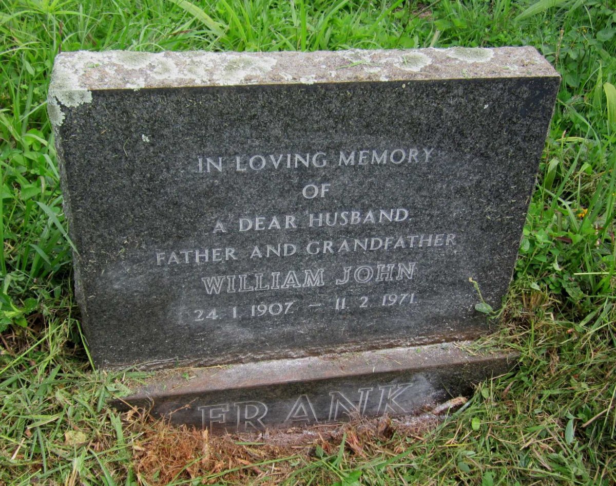 FRANK William John 1907-1971
