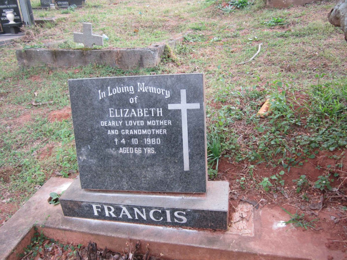 FRANCIS Elizabeth -1980