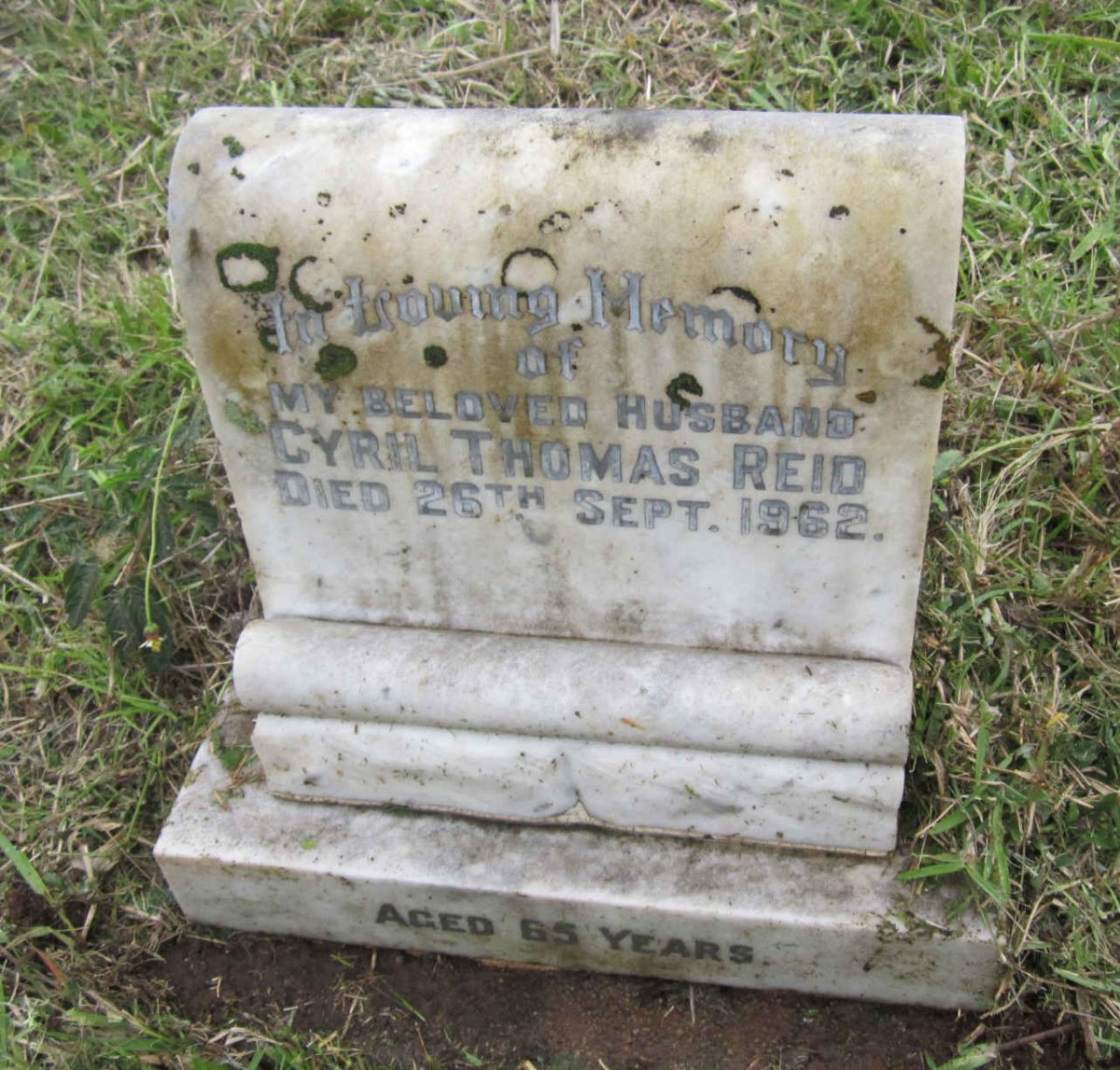 REID Cyril Thomas -1962