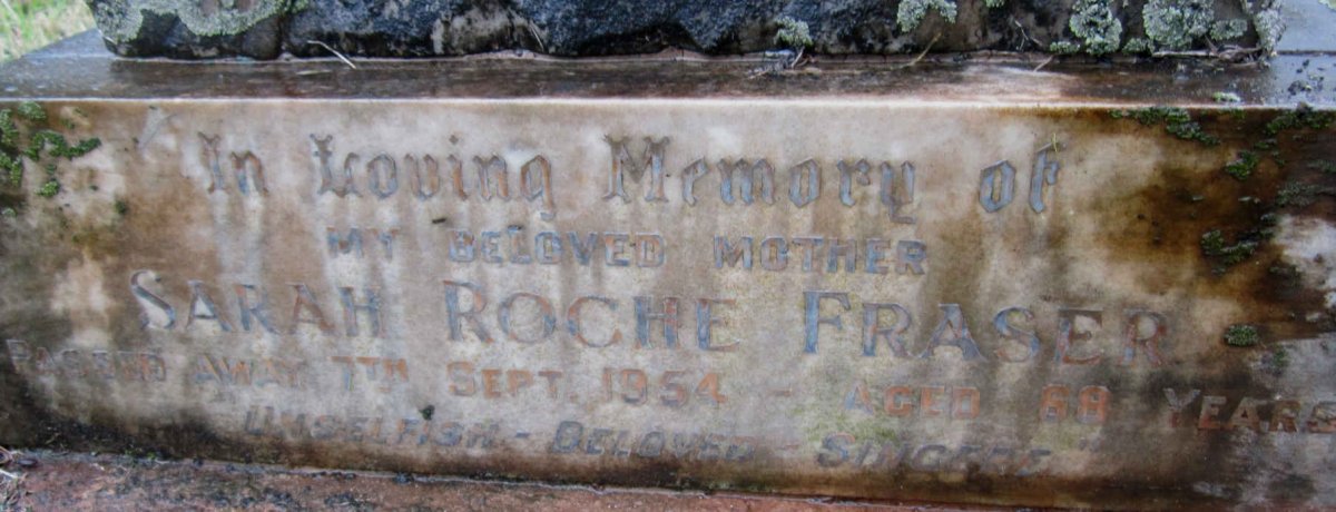 FRASER Sarah Roche -1954