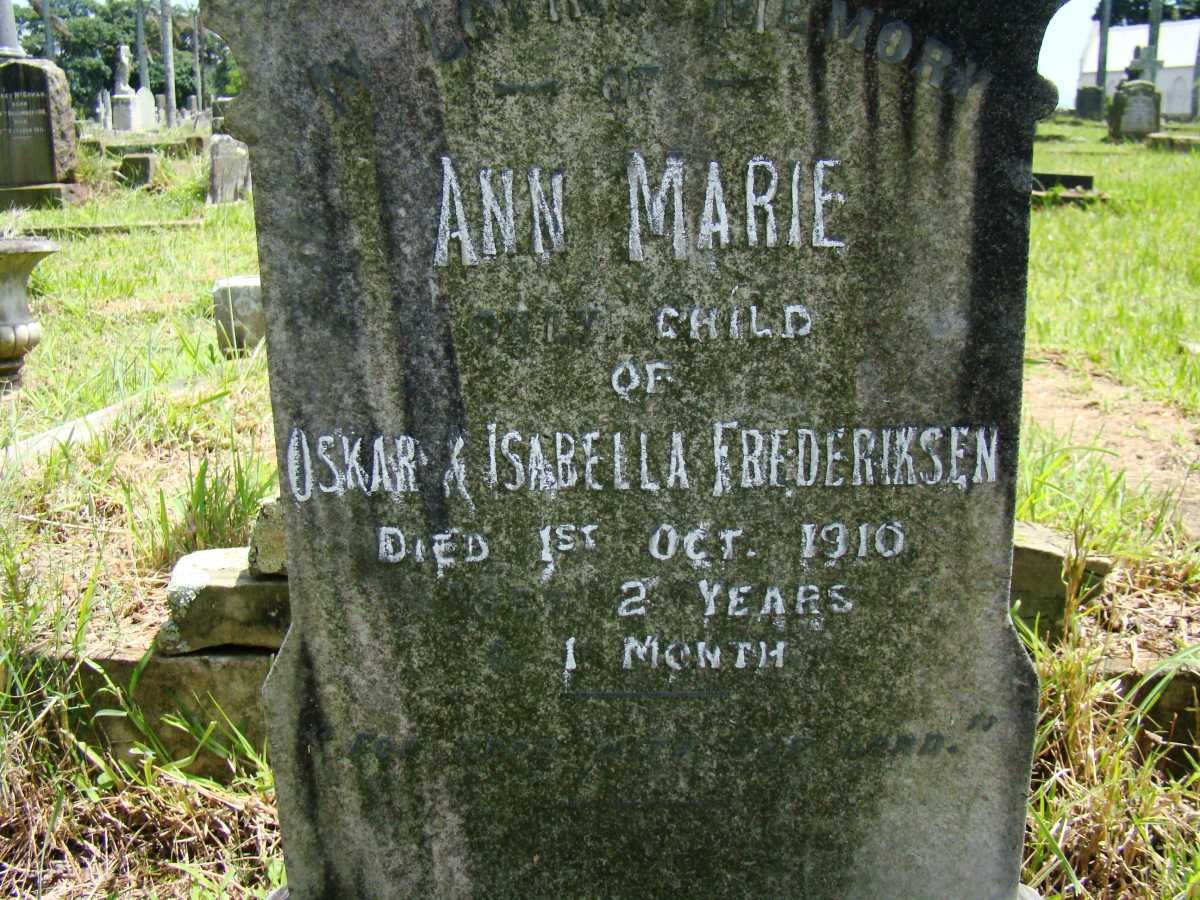 FREDRICKSON Ann Marie -1910