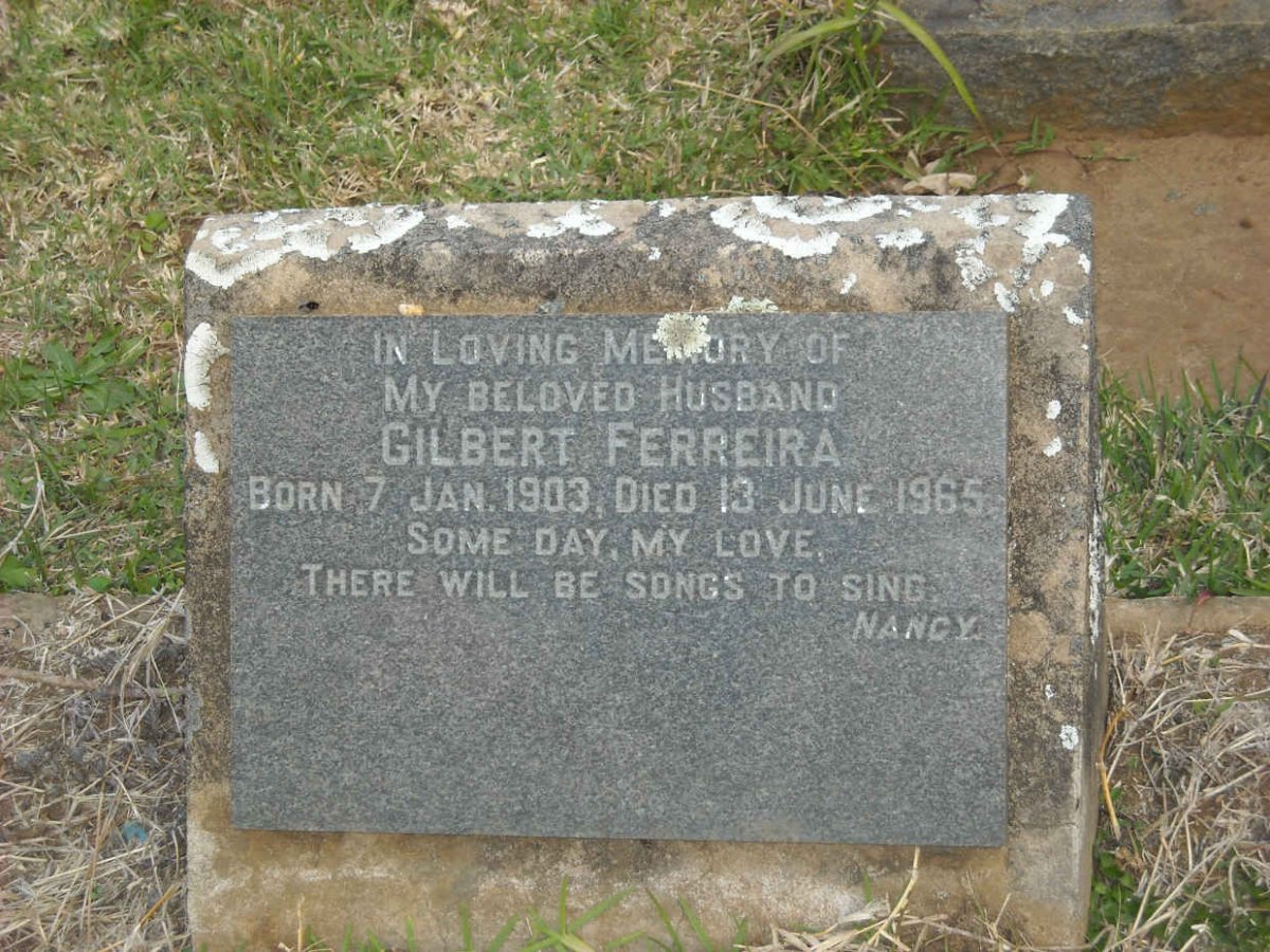 FERREIRA Gilbert 1903-1965