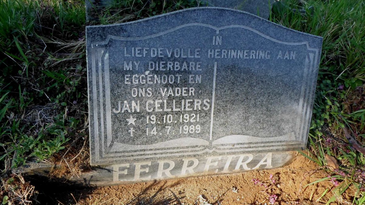 FERREIRA Jan Cilliers 1921-1989