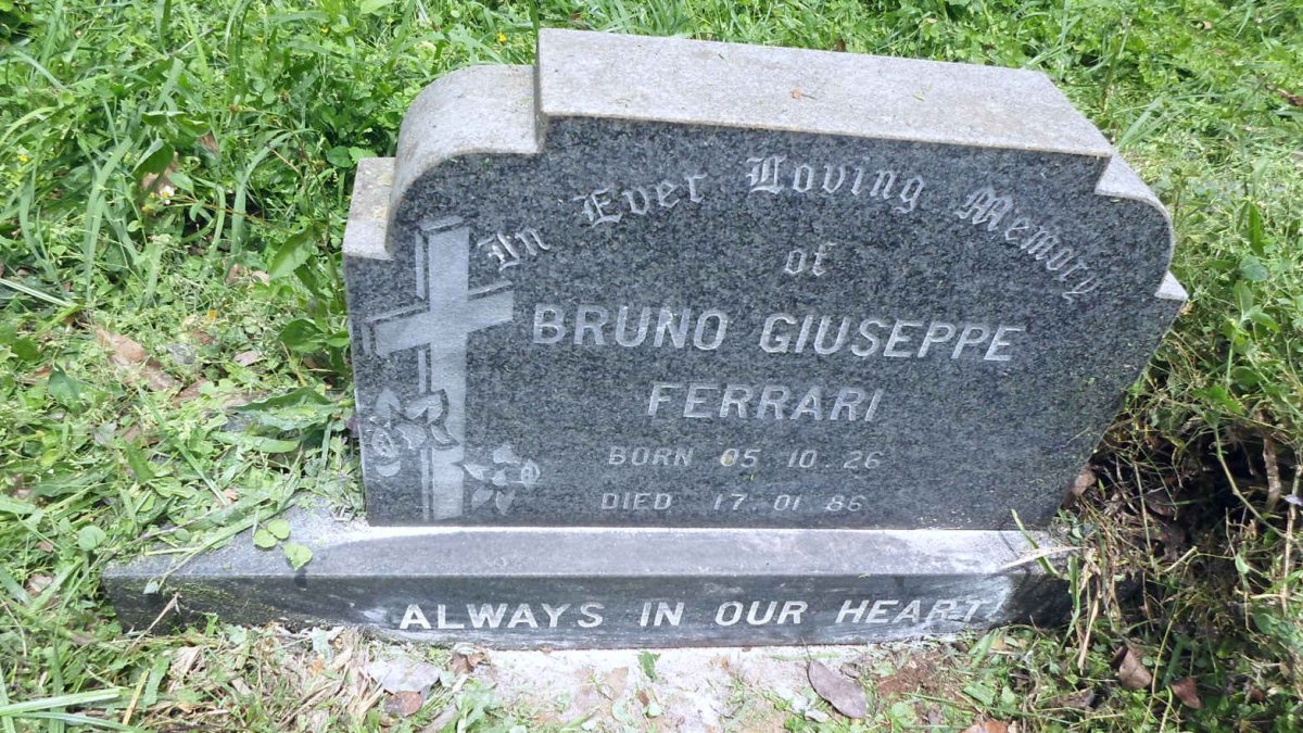 FERRARI Bruno Giuseppe 1926-1986