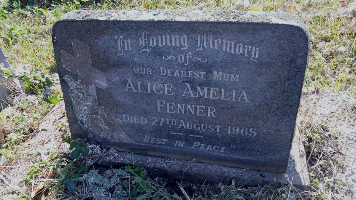 FENNER Alice Amelia -1965