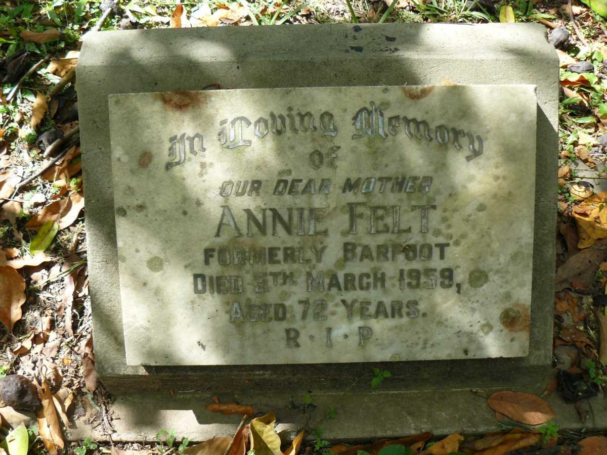 FELT Annie formerly BARFOOT -1959