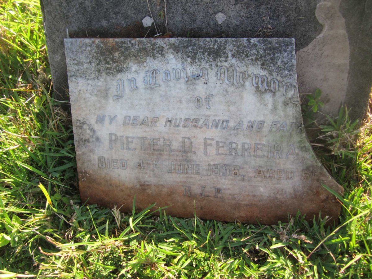 FERREIRA Pieter D. -1956
