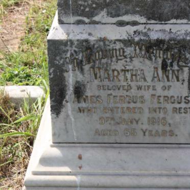FERGUSON Martha Ann -1916