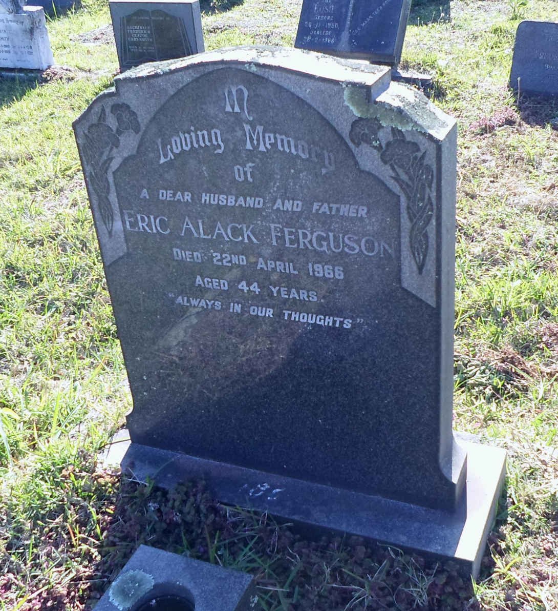 FERGUSON Eric Alack -1966