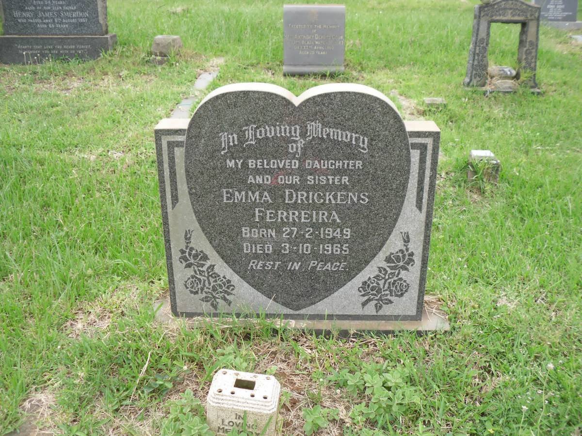 FERREIRA Emma Drickens 1949-1965