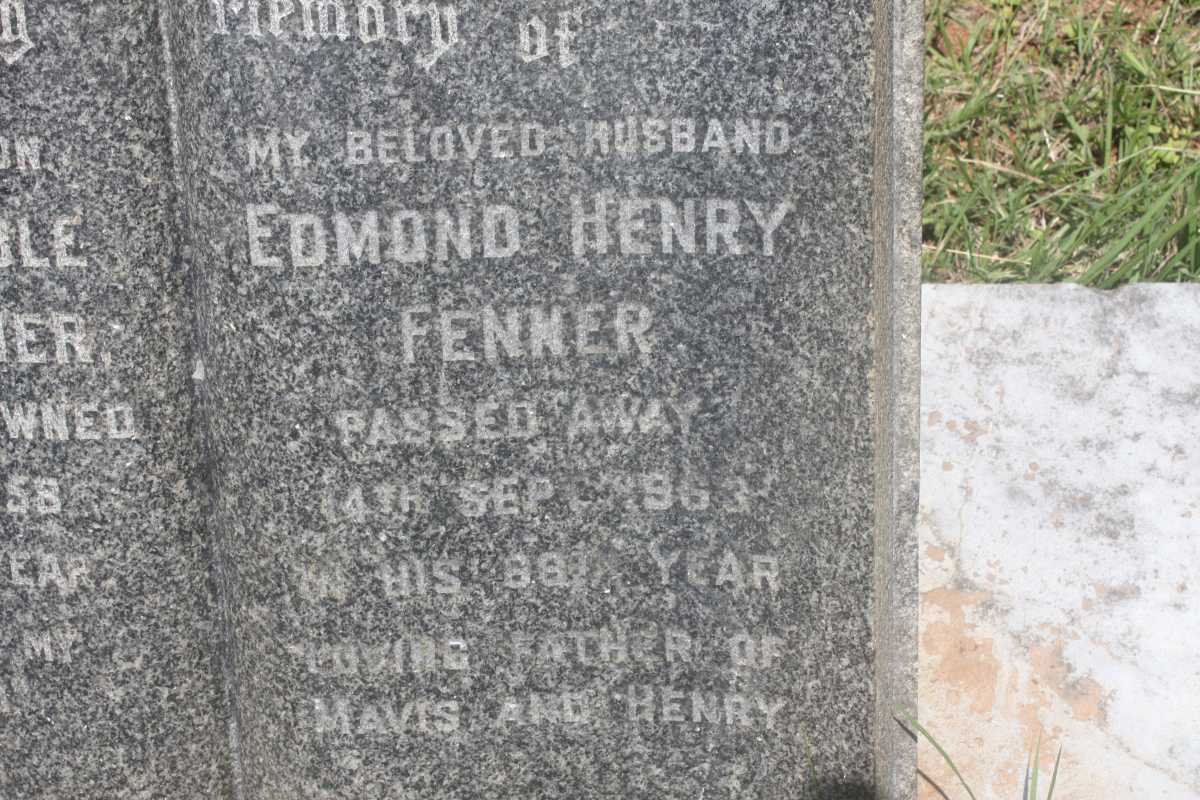 FENNER Edmond Henry -1963
