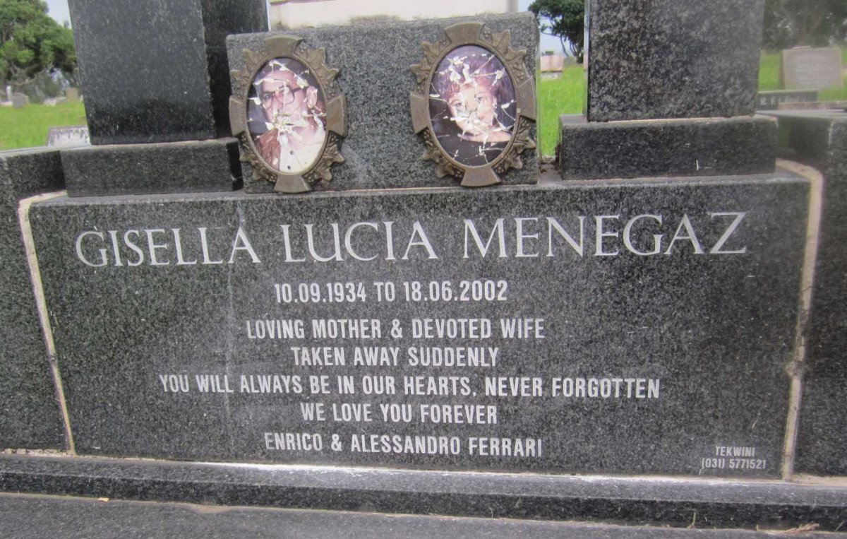FERRARI Gisella Lucia Menegaz 1934-2002