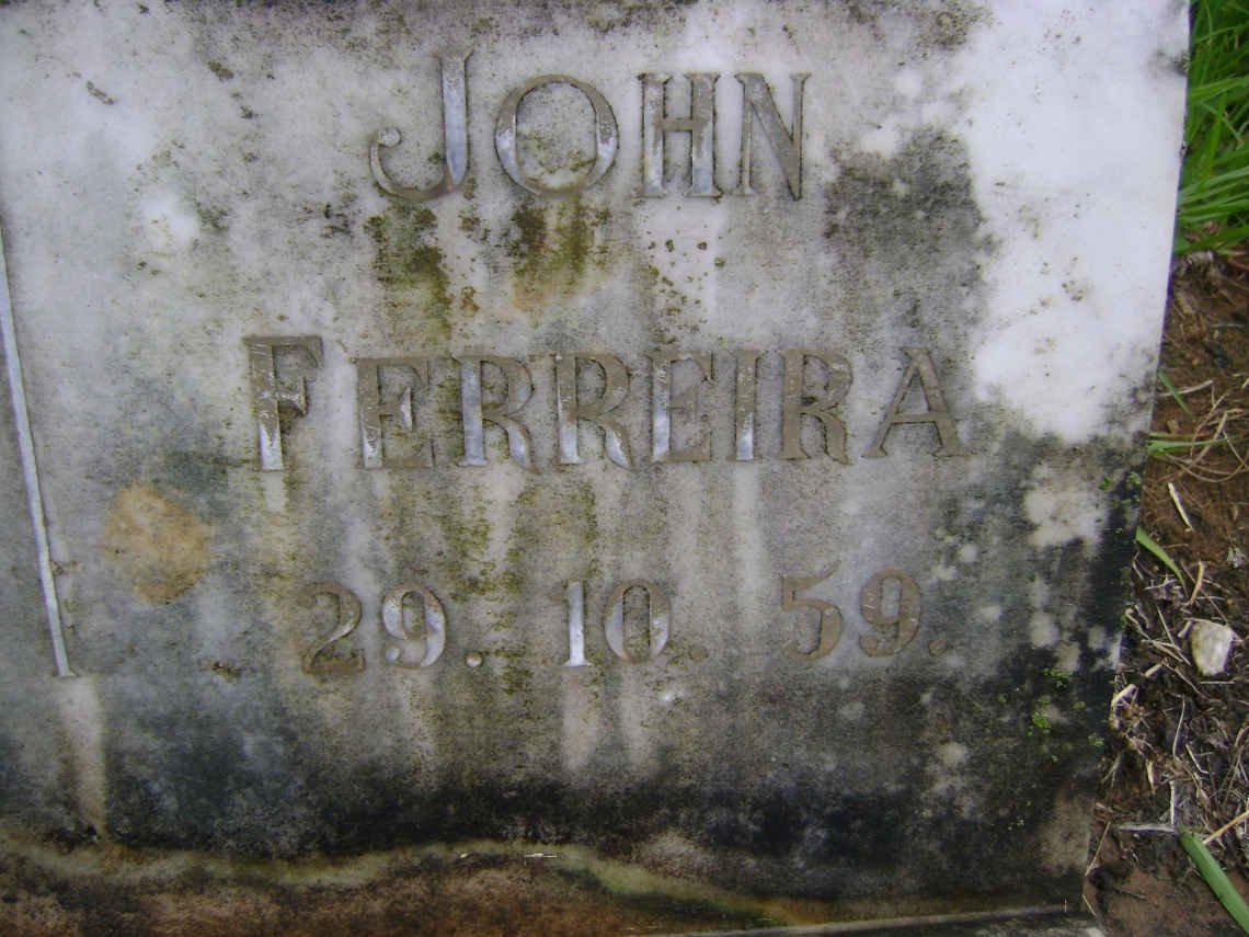 FERREIRA Baden -1947 :: FERREIRA John -1959