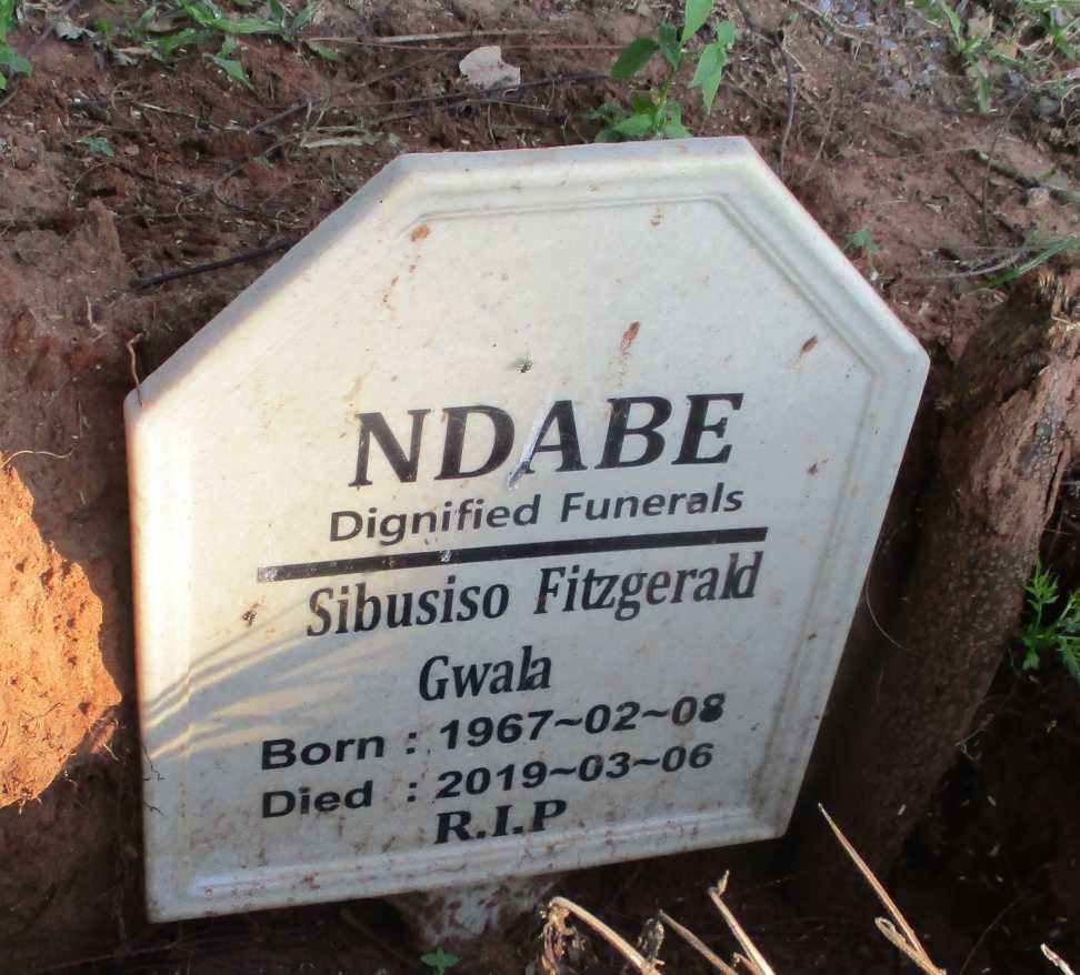 GWALA Sibusiso Fitzgerald 1967-2019