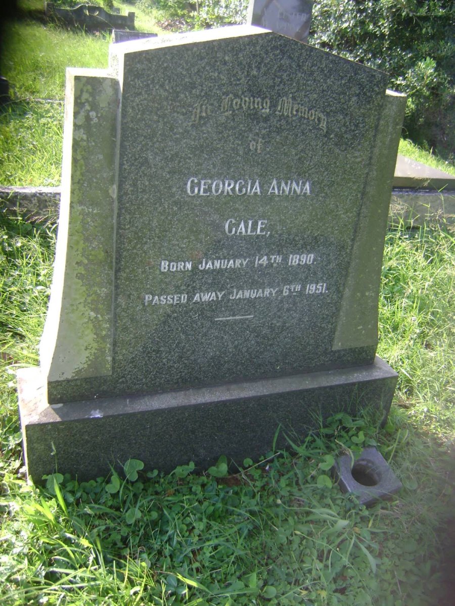 GALE Georgia Anna 1890-1951