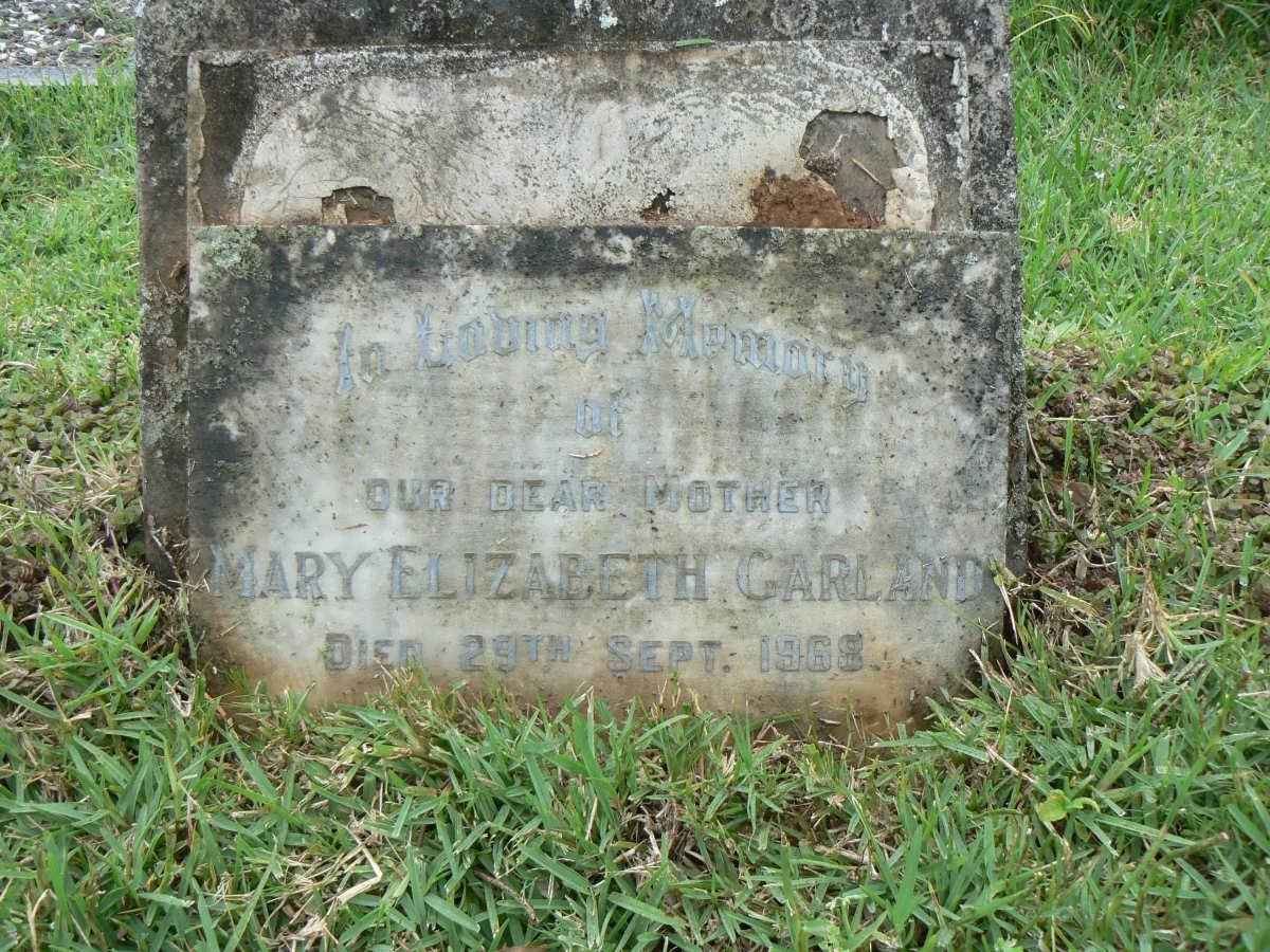 GARLAND Mary Elizabeth -1968