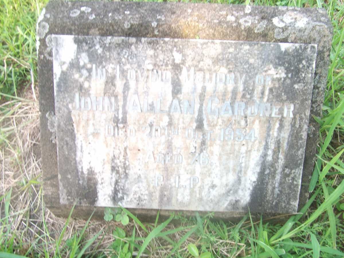 GARDNER John Allan -1954