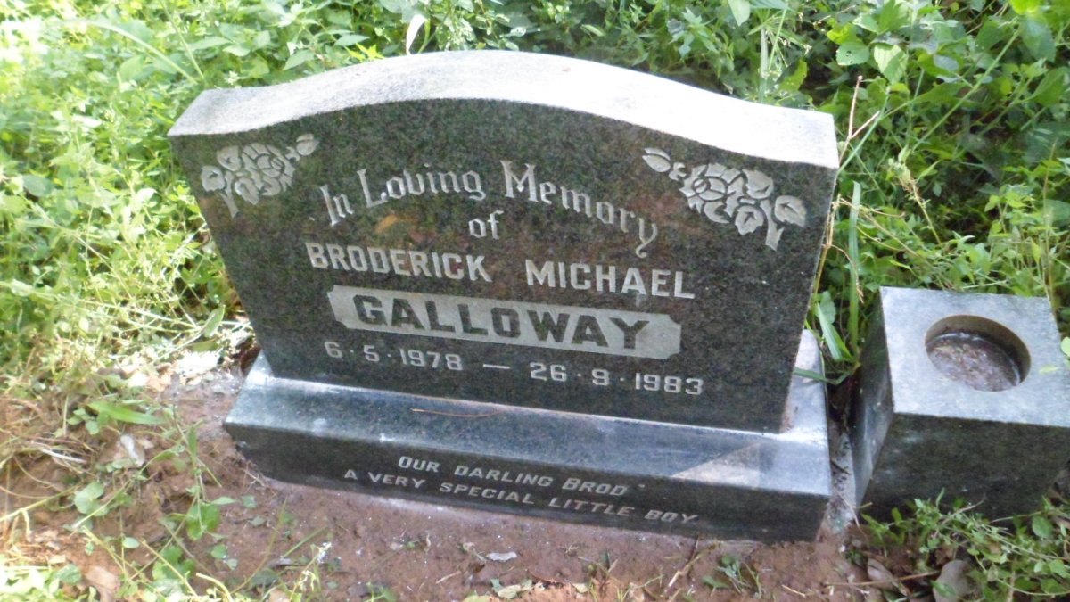 GALLOWAY Broderick Michael 1978-1983