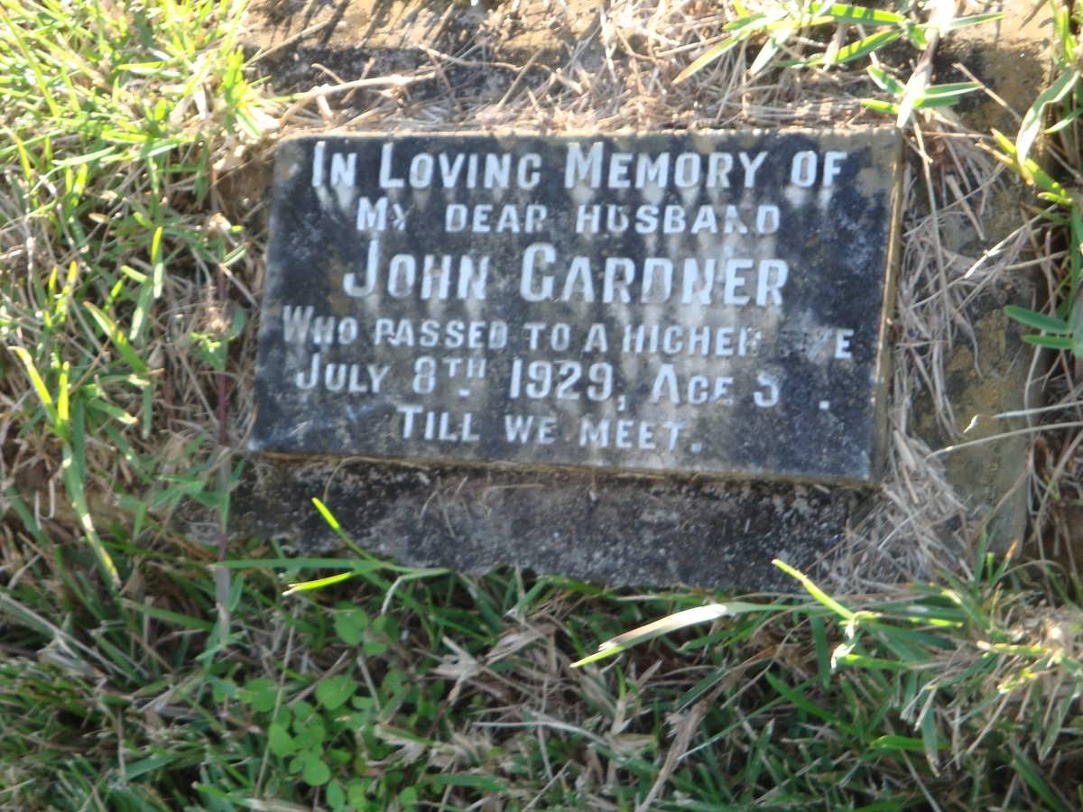GARDNER John -1929