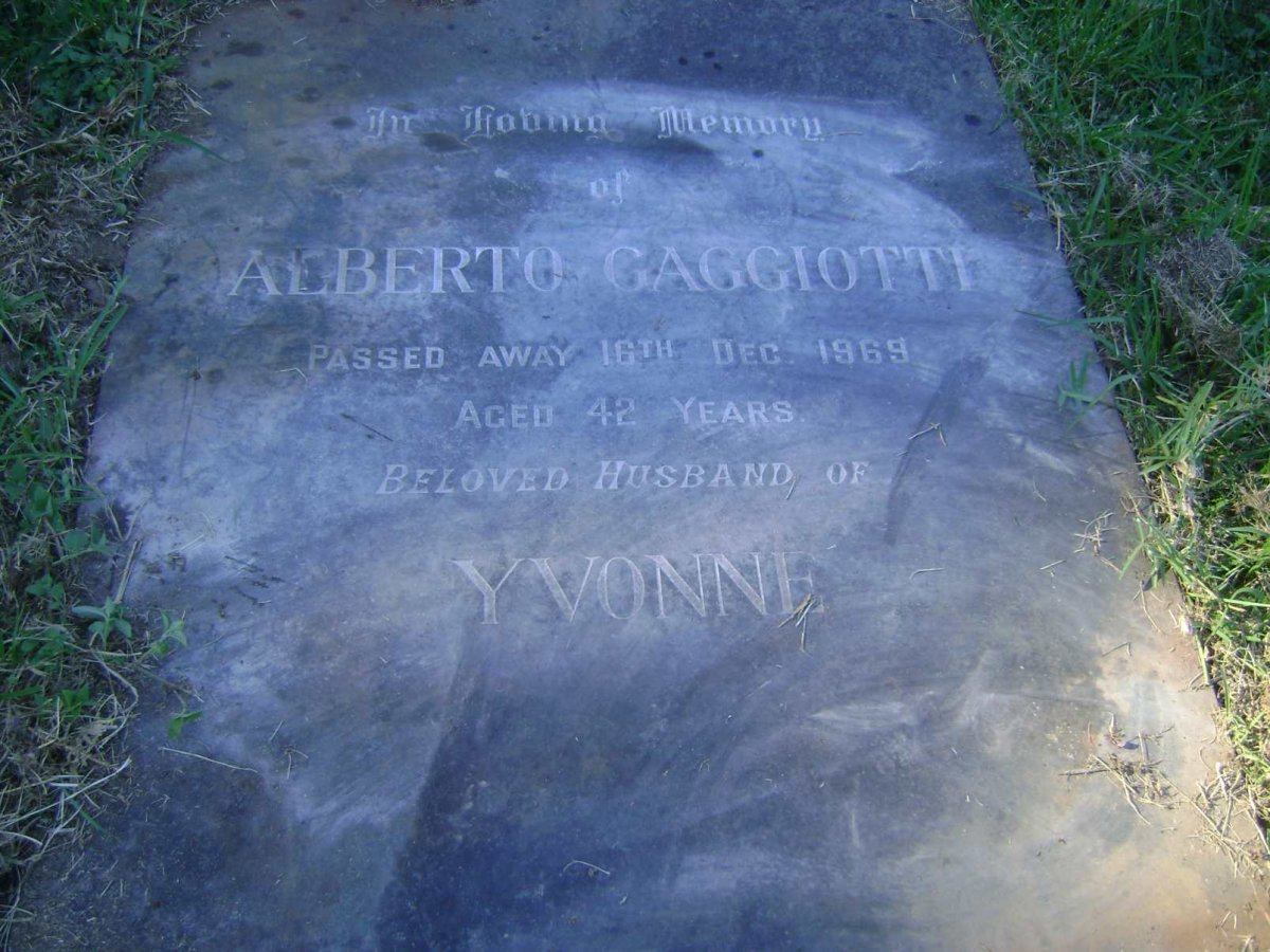 GAGGIOTTI Alberto -1969