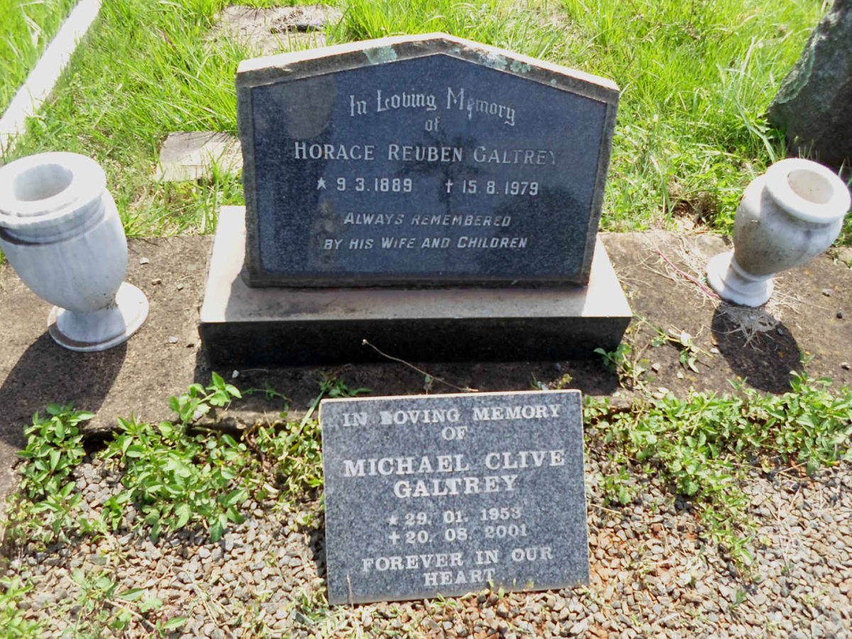 GALTREY Horace Reuben 1889-1979 :: GALTREY Michael Clive 1953-2001