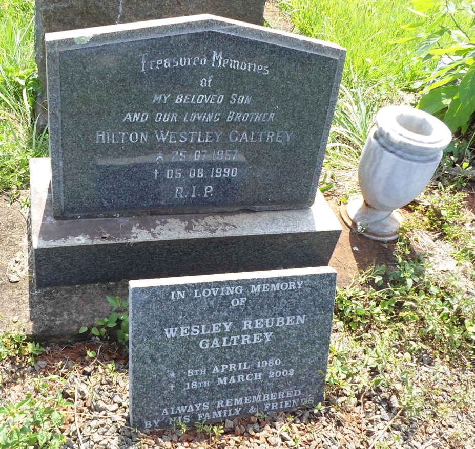 GALTREY Hilton Westley 1957-1990 :: GALTREY Wesley Reuben 1980-2002
