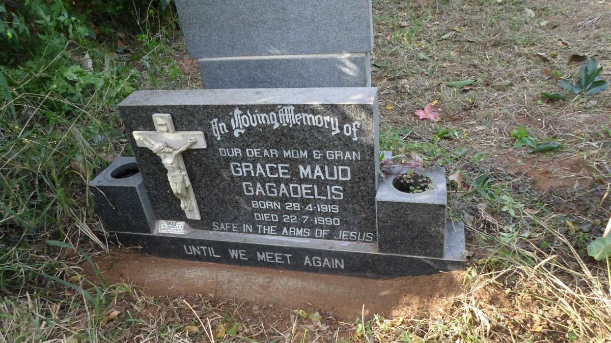 GAGADELIS Grace Maud 1919-1990