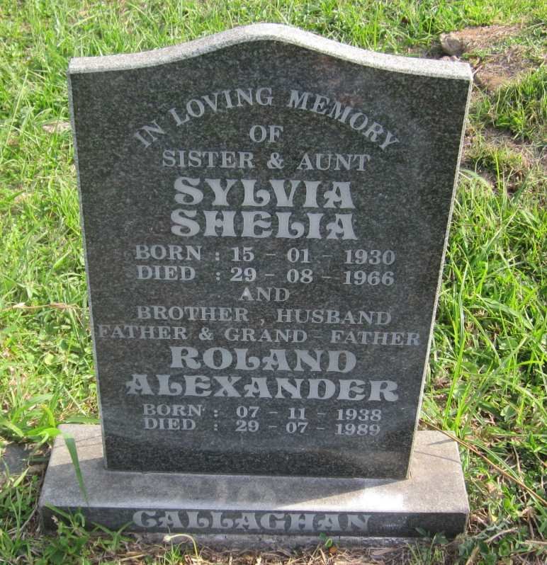 GALLAGHAN Roland Alexander 1938-1989 :: GALLAGHAN Sylvia Shelia 1930-1966