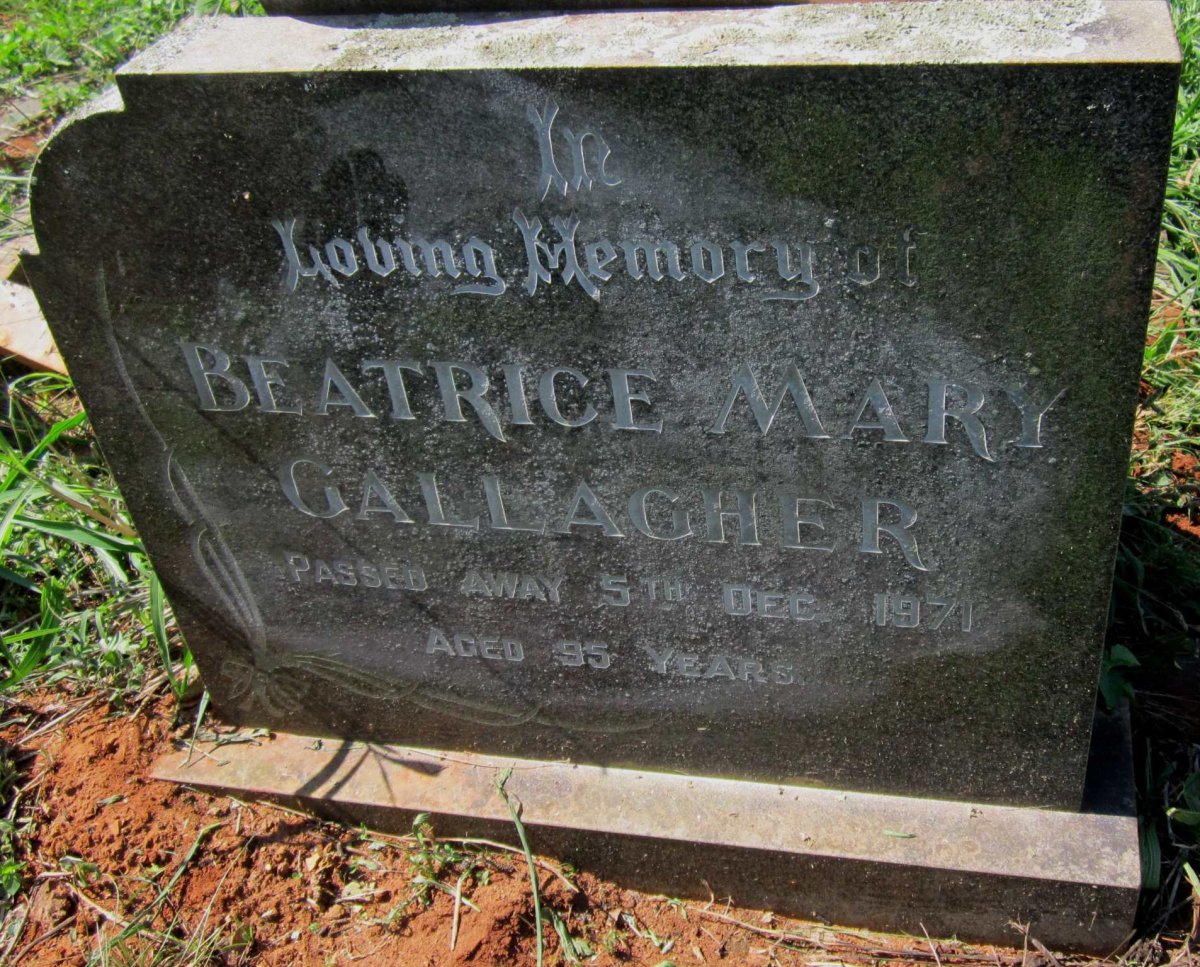 GALLAGHER Beatrice Mary -1971