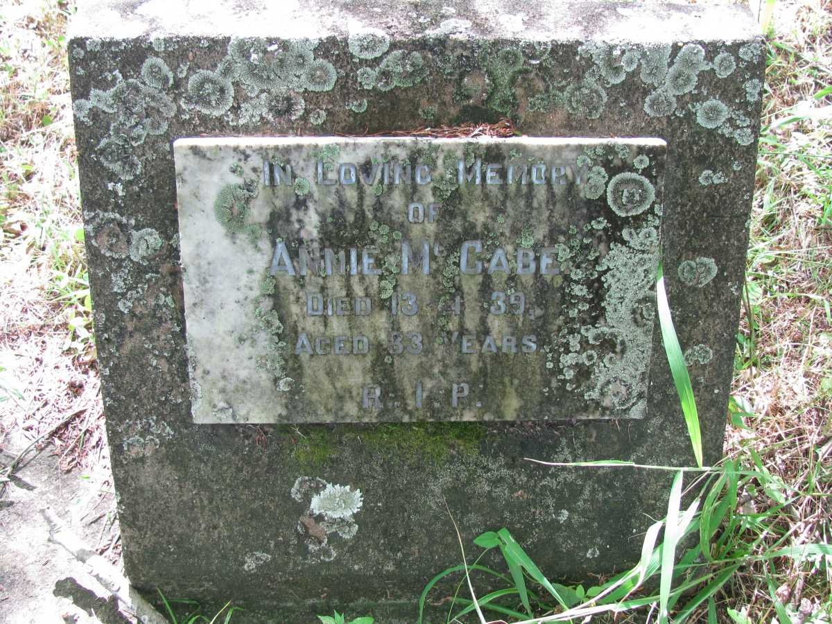 GABE Annie M. -1939