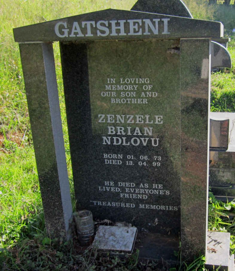 GATSHENI Zenzele Brian Ndlovu 1973-1999