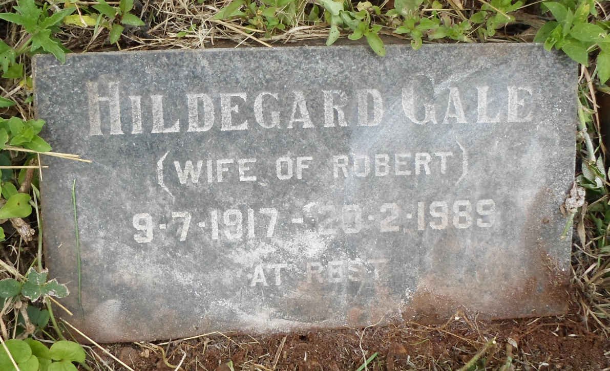 GALE Hildegard 1917-1989