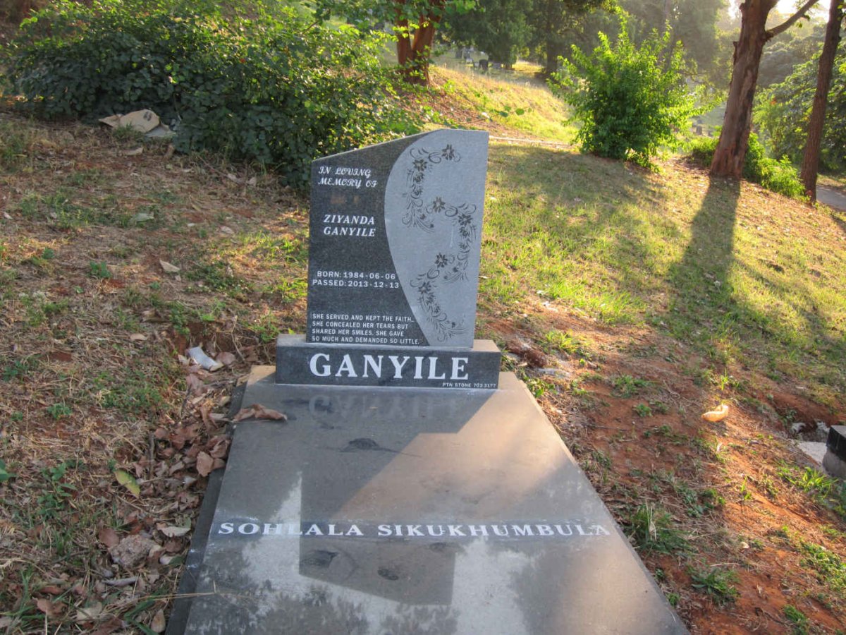 GANYILE Ziyanda 1984-2013