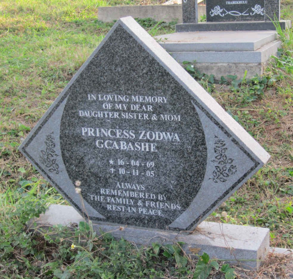 GCABASHE Princess Zodwa 1969-2005