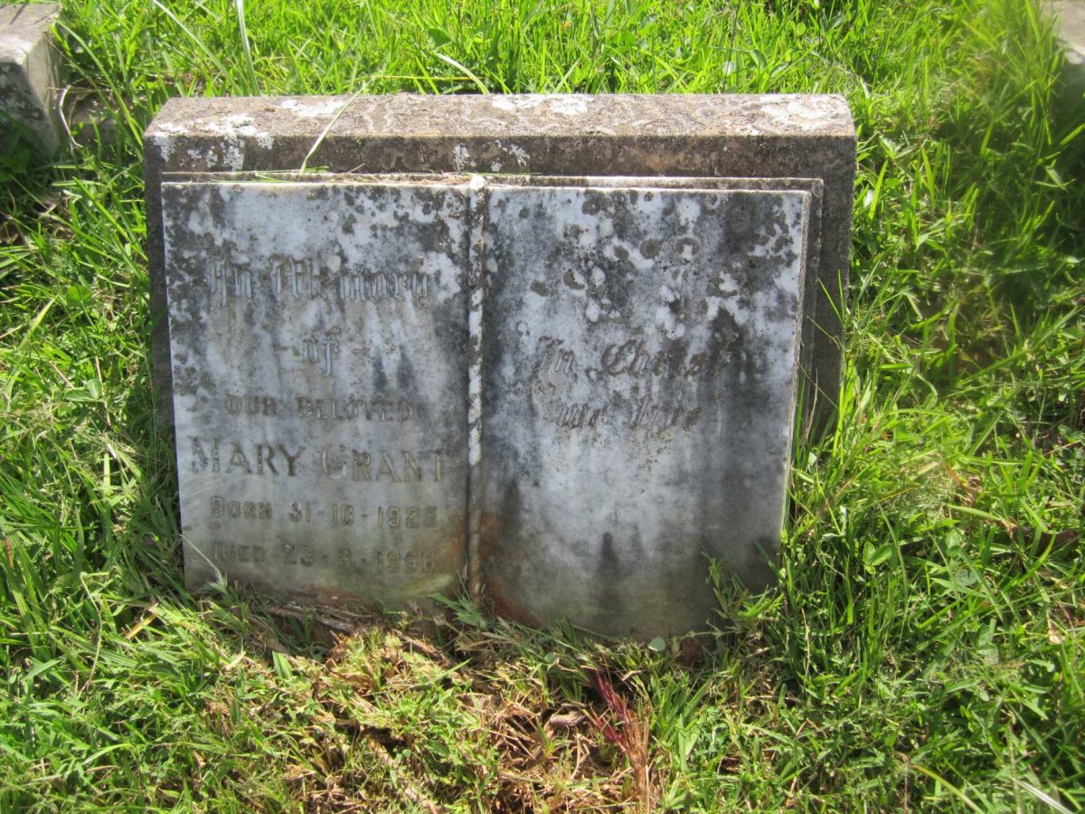 GRANT Mary 1925-1958